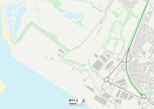 Suffolk Coastal IP11 4 Map