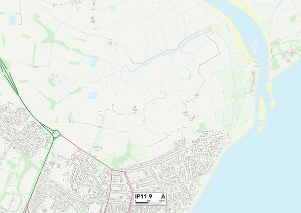 Suffolk Coastal IP11 9 Map