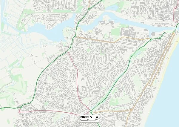 Suffolk NR33 9 Map