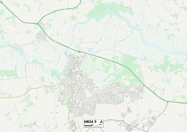 Suffolk NR34 9 Map