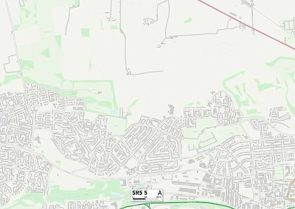 Sunderland SR5 5 Map