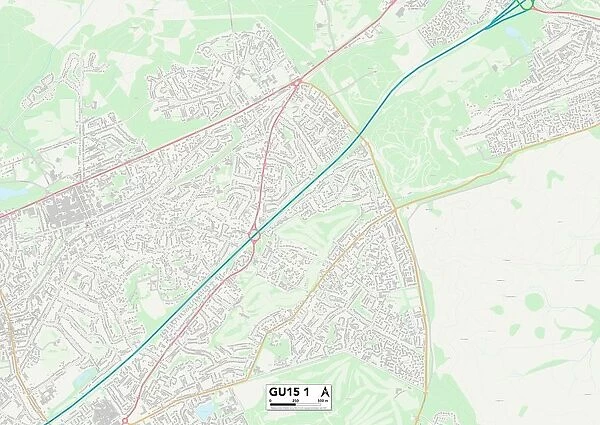 Surrey Heath GU15 1 Map