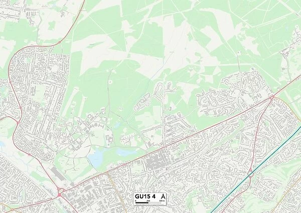 Surrey Heath GU15 4 Map