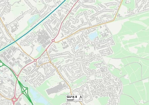Surrey Heath GU16 8 Map