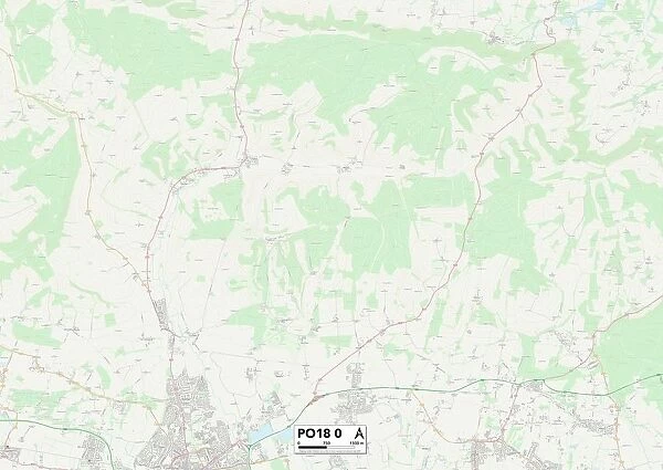 Sussex PO18 0 Map