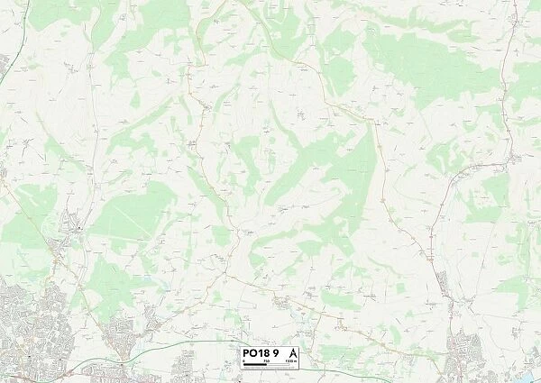 Sussex PO18 9 Map