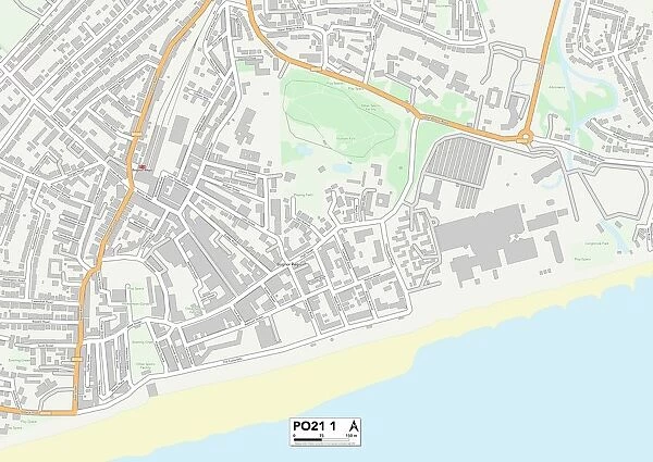 Sussex PO21 1 Map