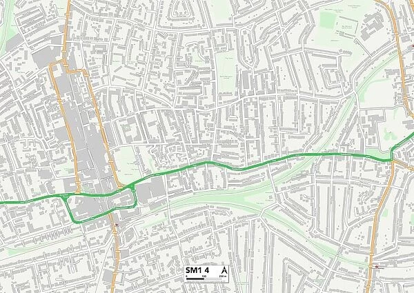 Sutton SM1 4 Map