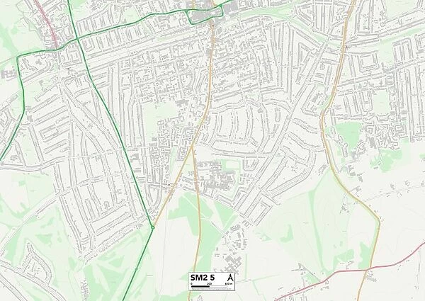 Sutton SM2 5 Map