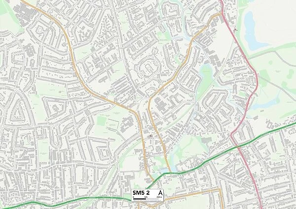 Sutton SM5 2 Map