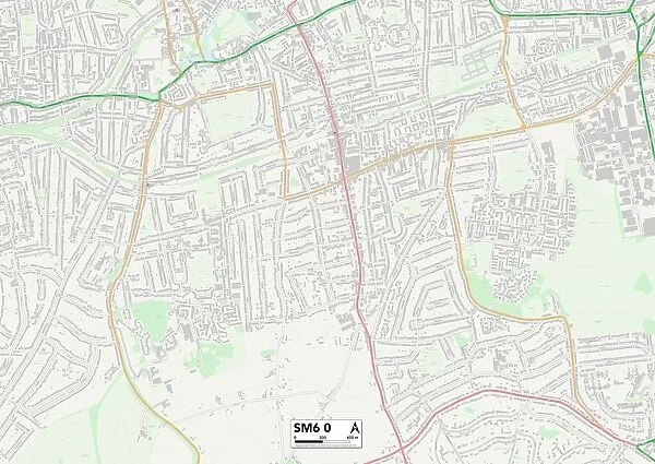 Sutton SM6 0 Map