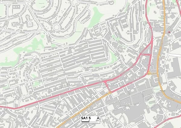 Swansea SA1 5 Map