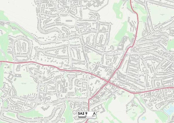 Swansea SA2 9 Map