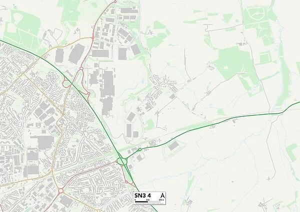 Swindon SN3 4 Map