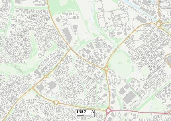 Swindon SN5 7 Map