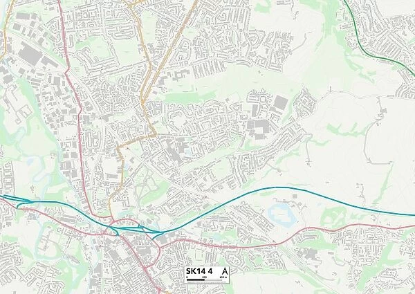 Tameside SK14 4 Map