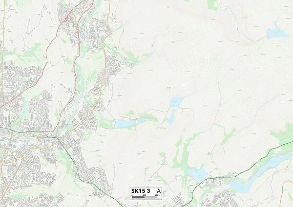 Tameside SK15 3 Map