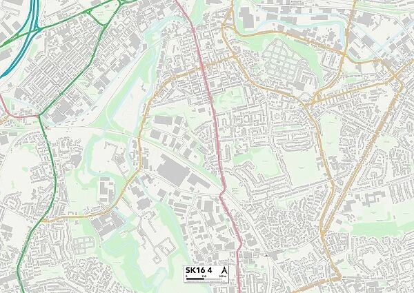 Tameside SK16 4 Map