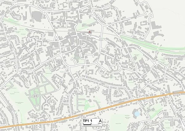 Telford and Wrekin TF1 1 Map