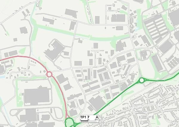 Telford and Wrekin TF1 7 Map