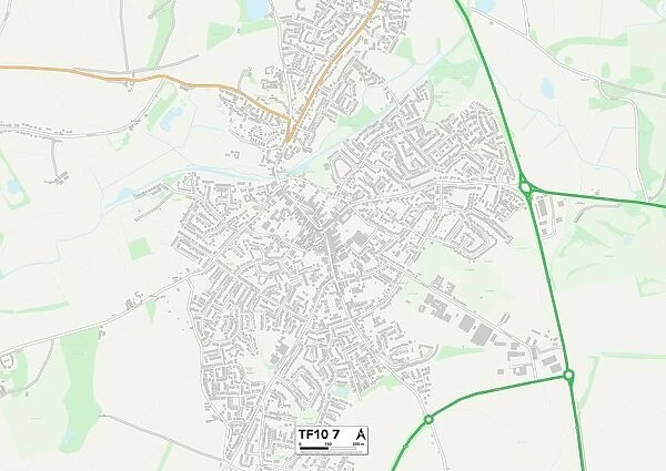 Telford and Wrekin TF10 7 Map