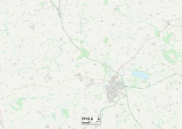 Telford and Wrekin TF10 8 Map
