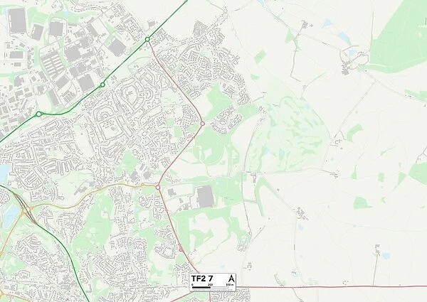 Telford and Wrekin TF2 7 Map