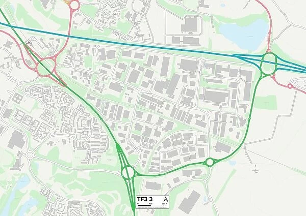 Telford and Wrekin TF3 3 Map
