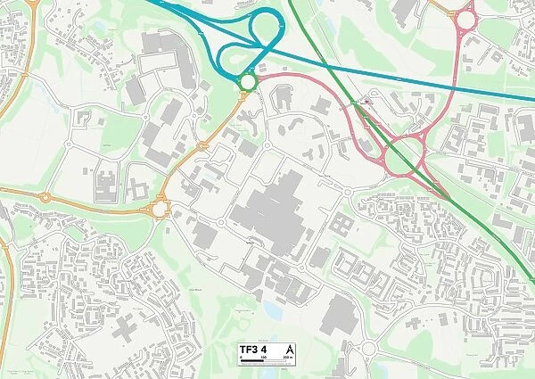 Telford and Wrekin TF3 4 Map