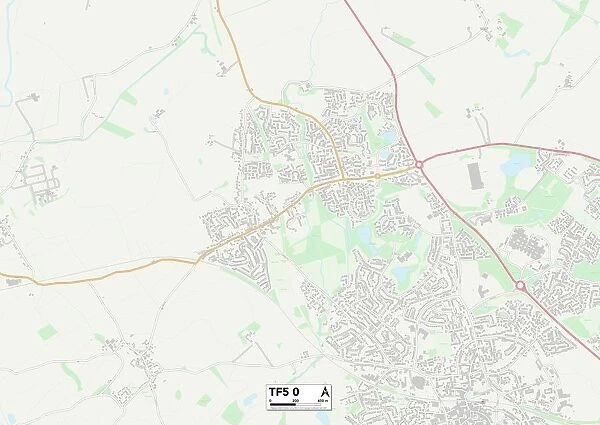 Telford and Wrekin TF5 0 Map