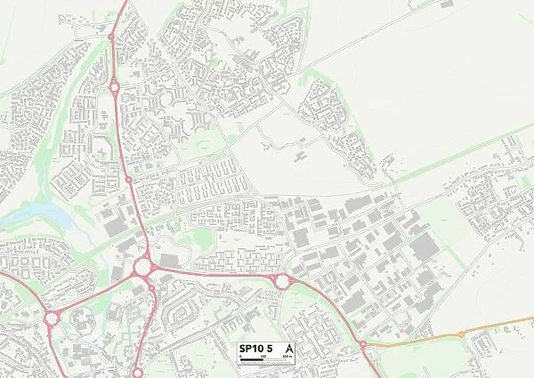 Test Valley SP10 5 Map