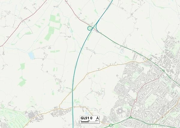 Tewkesbury GL51 0 Map
