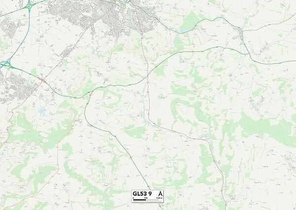 Tewkesbury GL53 9 Map