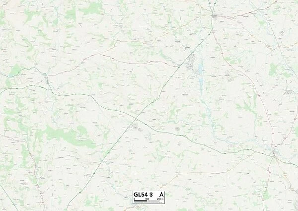 Tewkesbury GL54 3 Map