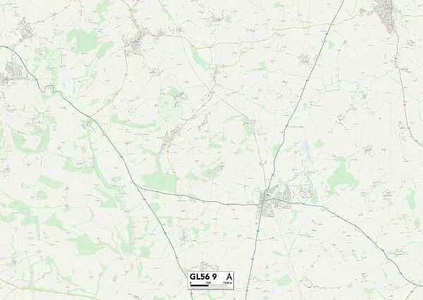Tewkesbury GL56 9 Map