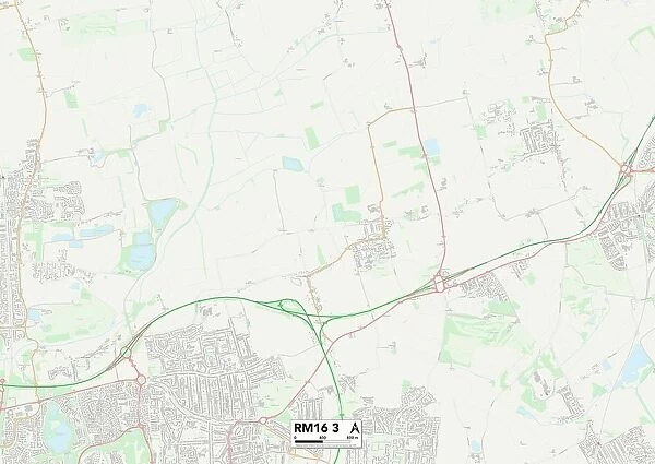Thurrock RM16 3 Map