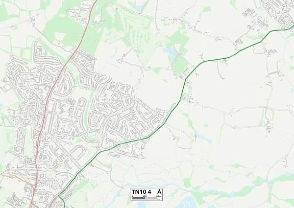 Tonbridge and Malling TN10 4 Map