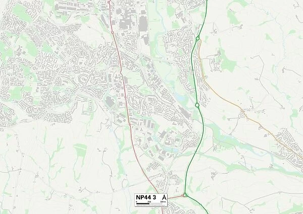 Torfaen NP44 3 Map