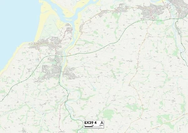 Torridge EX39 4 Map