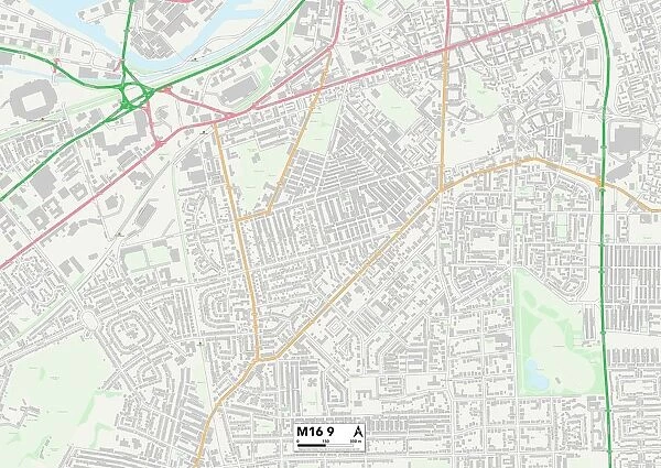 Trafford M16 9 Map