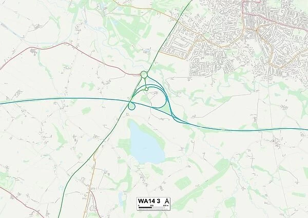 Trafford WA14 3 Map
