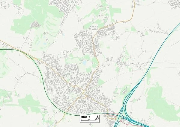 UK Maps, BR Bromley, BR8 7