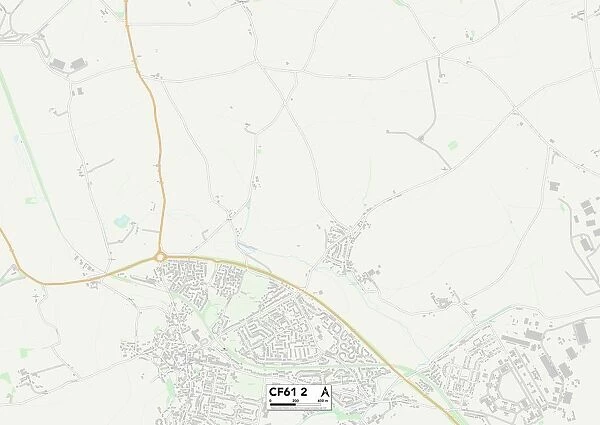 Vale of Glamorgan CF61 2 Map