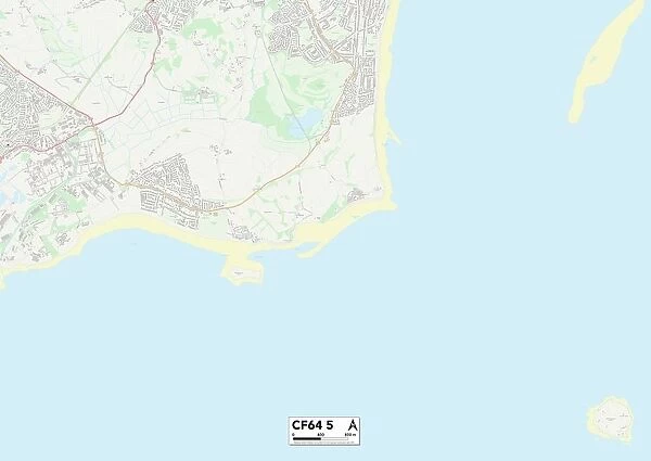 Vale of Glamorgan CF64 5 Map