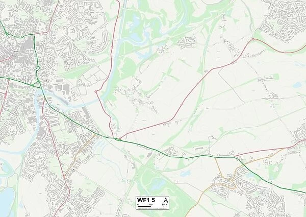 Wakefield WF1 5 Map
