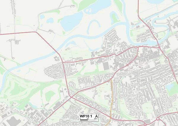 Wakefield WF10 1 Map
