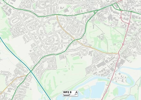 Wakefield WF2 8 Map