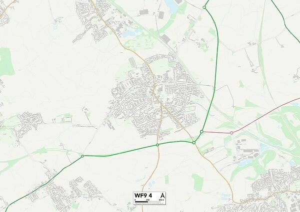 Wakefield WF9 4 Map