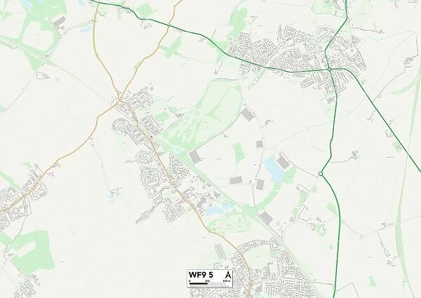 Wakefield WF9 5 Map
