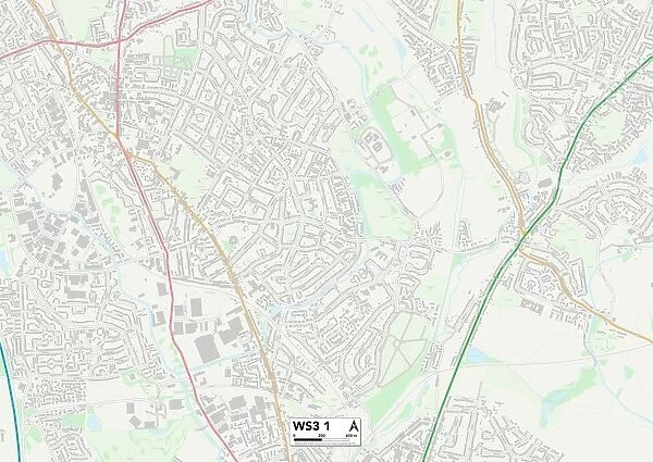 Walsall WS3 1 Map
